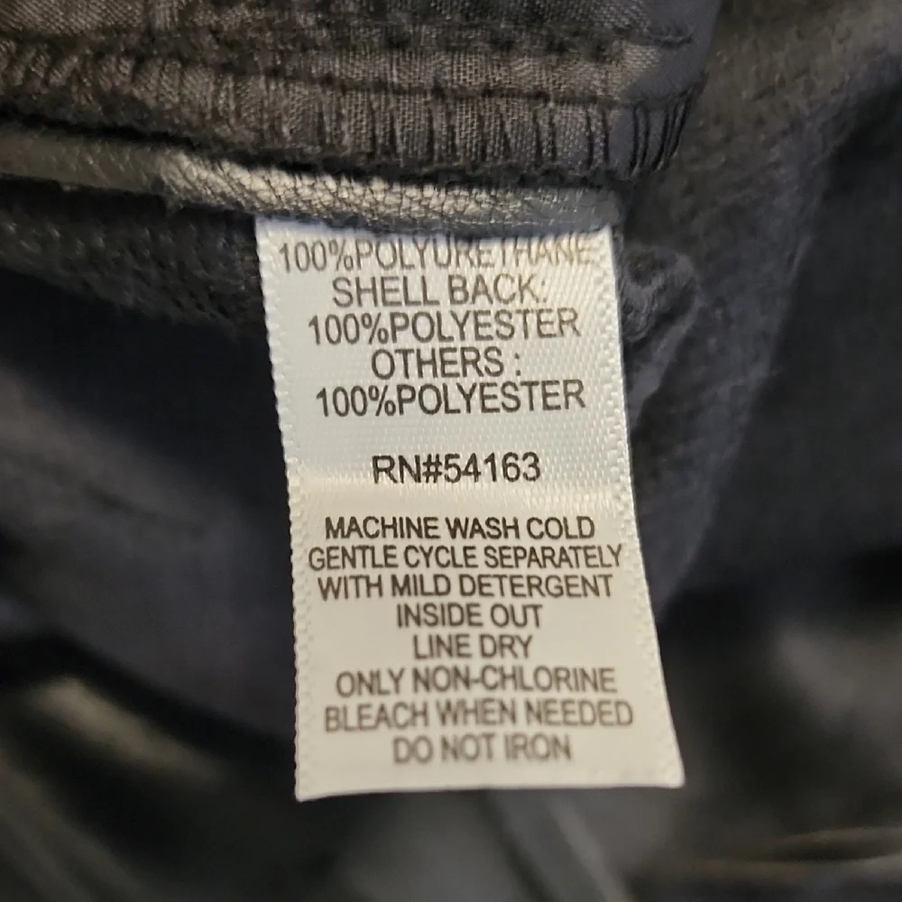 Marc New York Black Faux Leather Pants